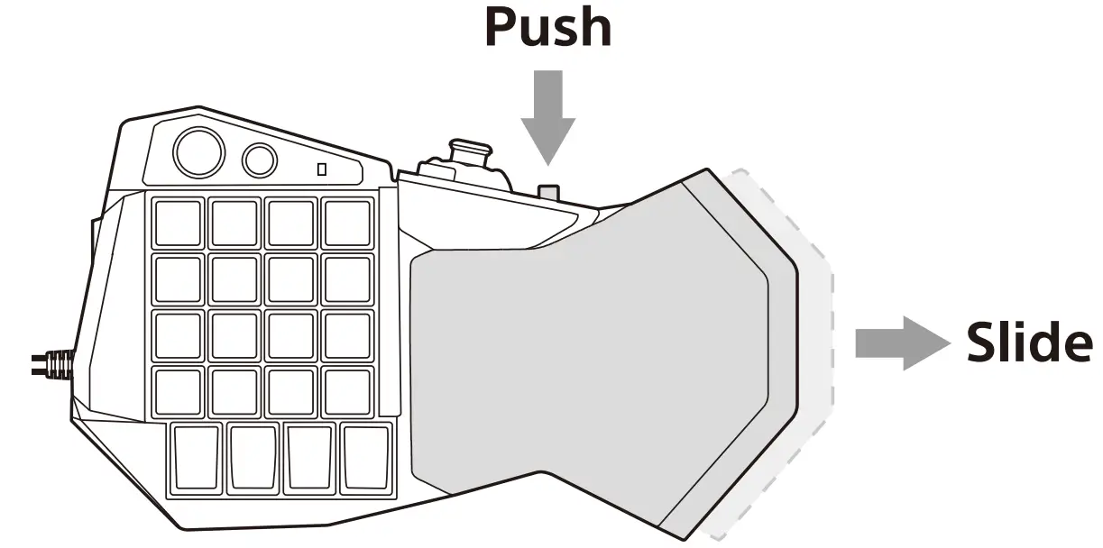 Palm Rest Adjustment