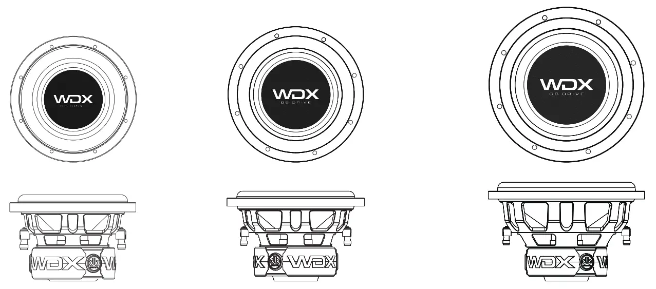 db DRIVE WDX8G0 4 Car Subwoofer - Temperature Voice coil2