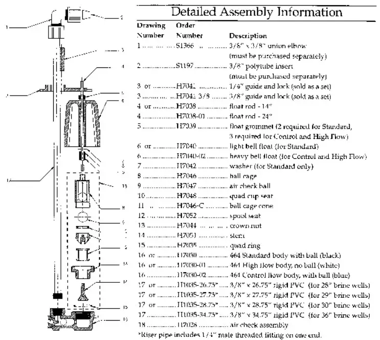 BRINE VALVE ASSEMBLY
