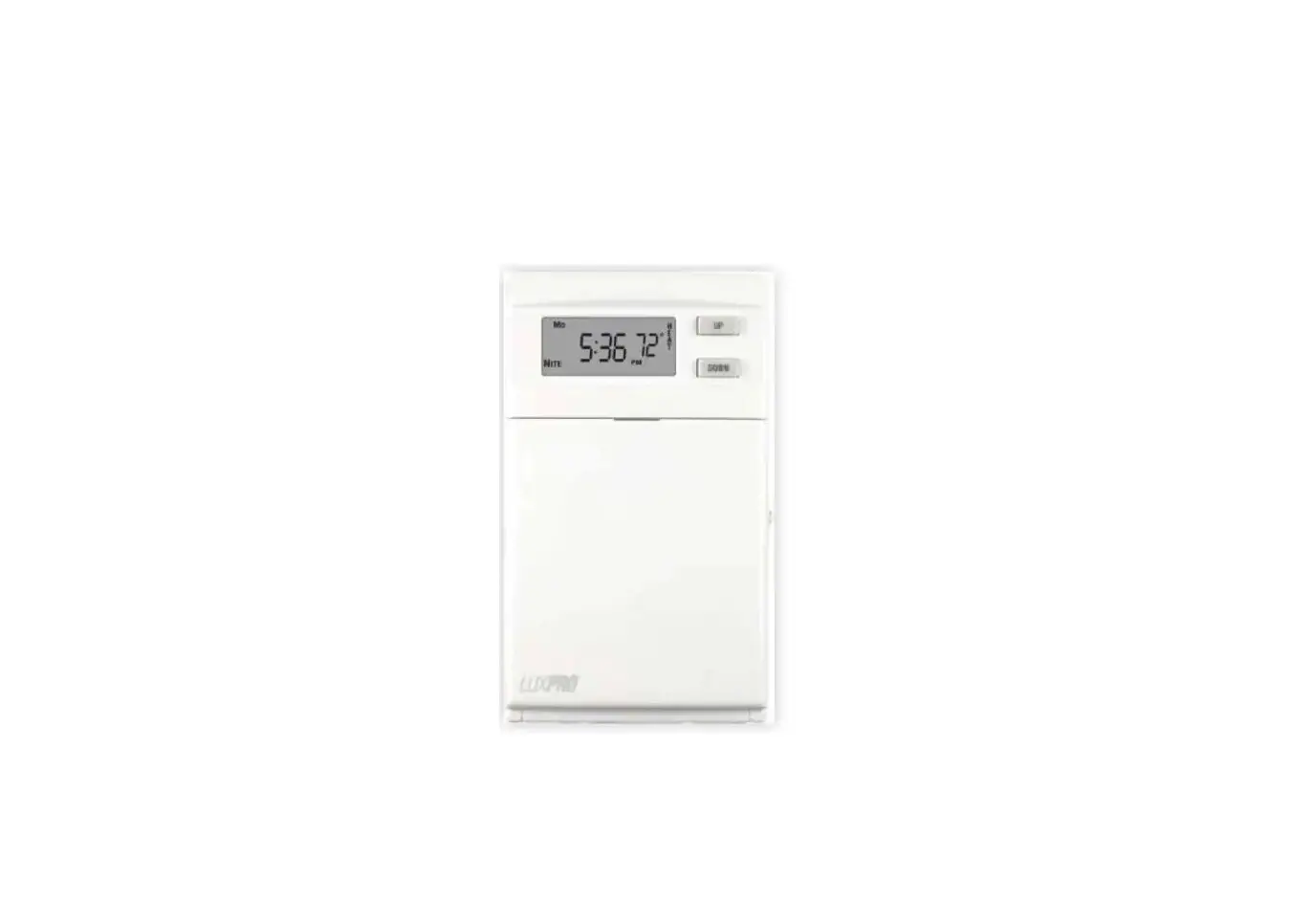 Luxpro Psplv512 Programmable Heating Thermostat Product Specifications Luxpro Psplv512 Programmable Heating Thermostat Product Specifications