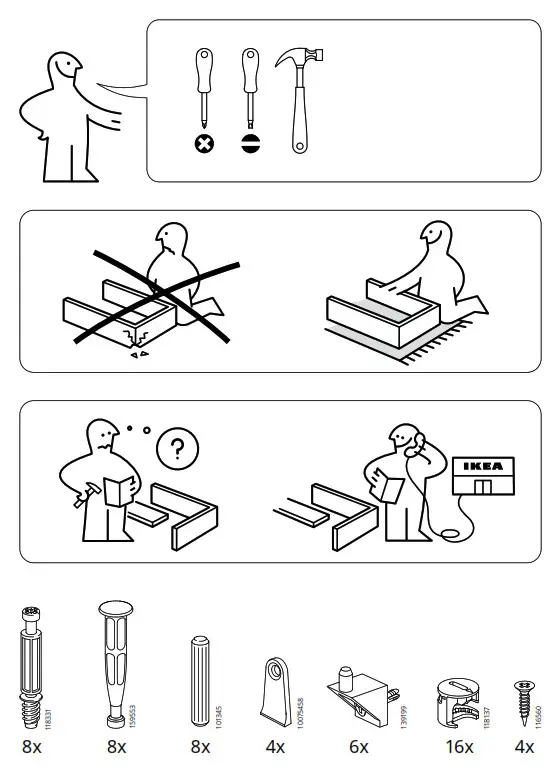 IKEA GLADSTAD Bed Storage Box - fig