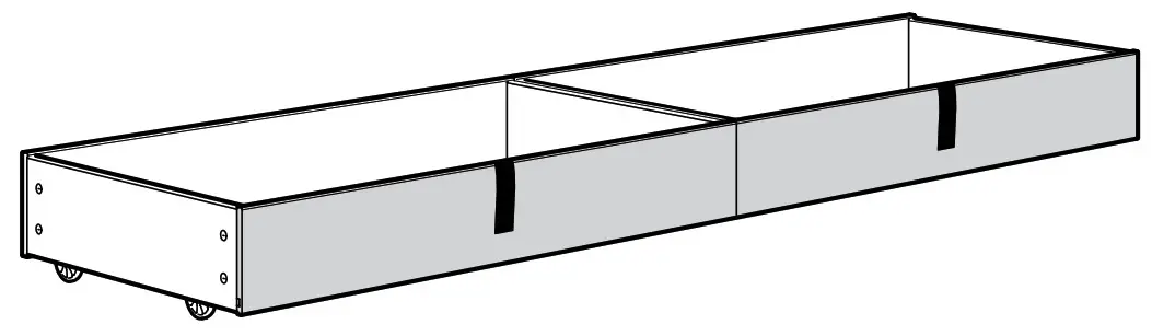 IKEA GLADSTAD Bed Storage Box