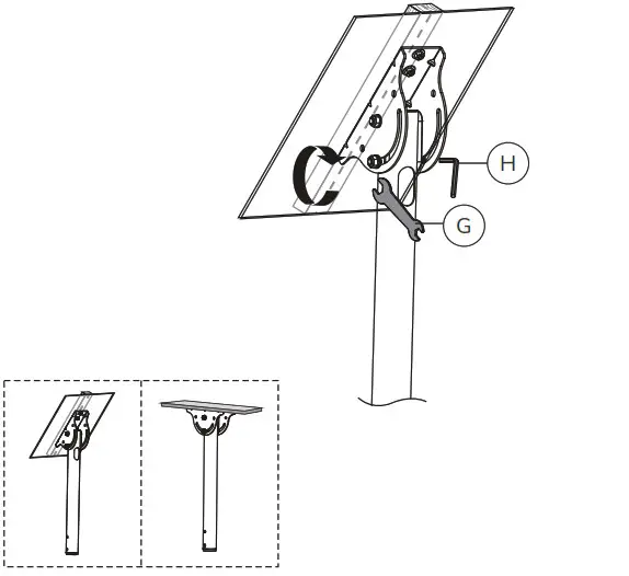 Neomounts NM C440BLACK Monitor Ceiling Mount - Product Overview 3