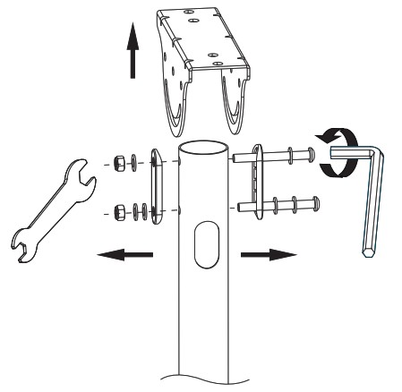 Neomounts NM C440BLACK Monitor Ceiling Mount - Product Overview 5