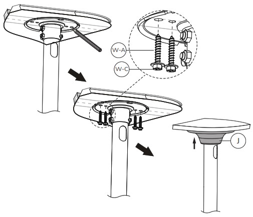 Neomounts NM C440BLACK Monitor Ceiling Mount - Product Overview 7