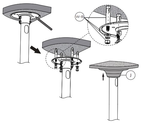 Neomounts NM C440BLACK Monitor Ceiling Mount - Product Overview 8