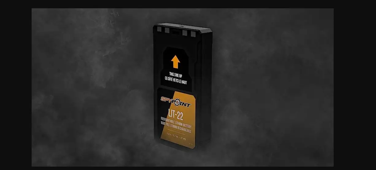 Spypoint Lit-22 Rechargeable Lithium Battery Pack User Guide Spypoint Lit-22 Rechargeable Lithium Battery Pack User Guide