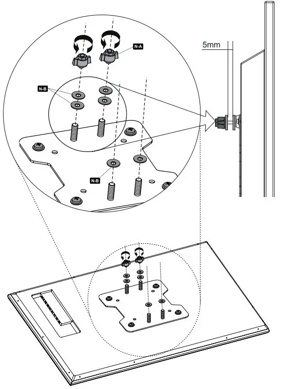 ricoo-S2711-Monitor-Wall-Mount-10