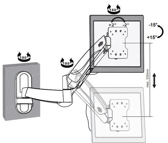 ricoo-S2711-Monitor-Wall-Mount-19