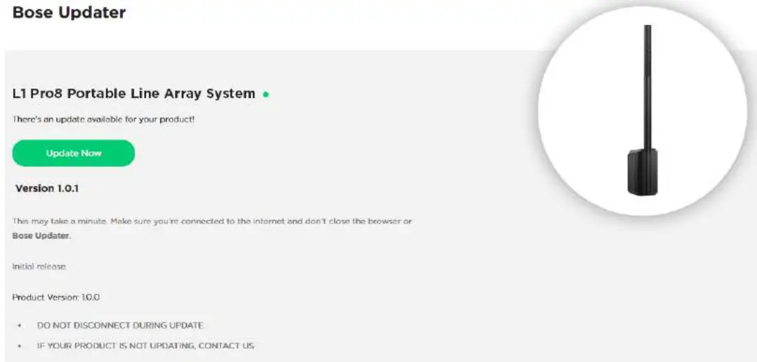 Bose Updater Instruction