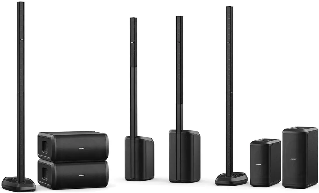 BOSE L1 Pro Family Filling Both Backstage and Sound