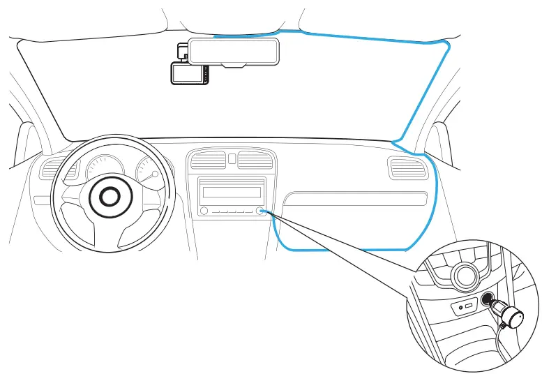 TYPE S S403 4K 60FPS Dashcam - GPS receiver 1