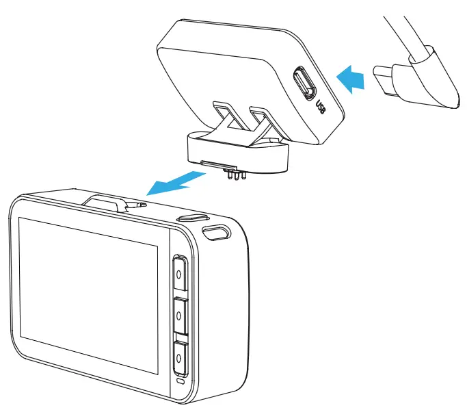 TYPE S S403 4K 60FPS Dashcam - MicroSD 1