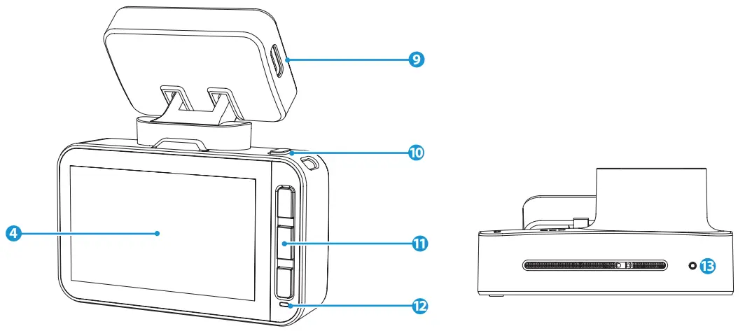 TYPE S S403 4K 60FPS Dashcam -OVERVIEW 1