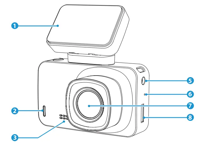 TYPE S S403 4K 60FPS Dashcam -OVERVIEW
