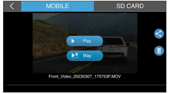 TYPE S S403 4K 60FPS Dashcam - Playback 1