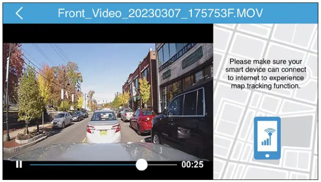 TYPE S S403 4K 60FPS Dashcam - Playback 2