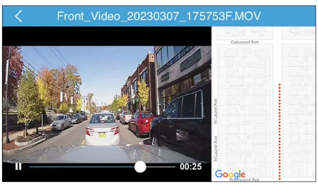 TYPE S S403 4K 60FPS Dashcam - Playback