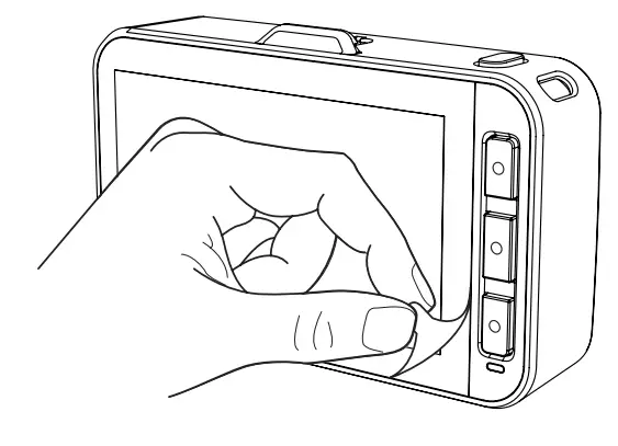 TYPE S S403 4K 60FPS Dashcam - display screen
