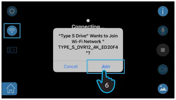 TYPE S S403 4K 60FPS Dashcam -iOS Device 1