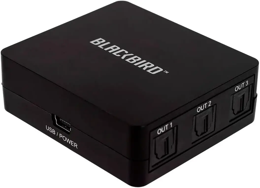 Monoprice 43391 Toslink Digital Optical S-PDIF 1x3 Splitter-product