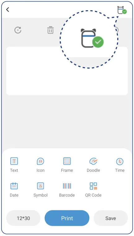 CLABEL 520B Portable Label Printer Maker Machine - Figure 1