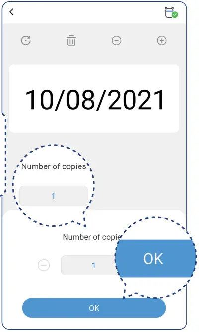 CLABEL 520B Portable Label Printer Maker Machine - Figure 4
