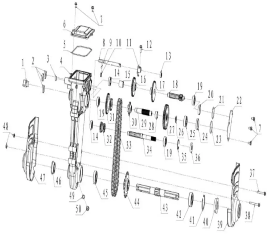 FarmBoy FB IC 209P Agricultural Inter Cultivator - PARTS DIAGRAM 1