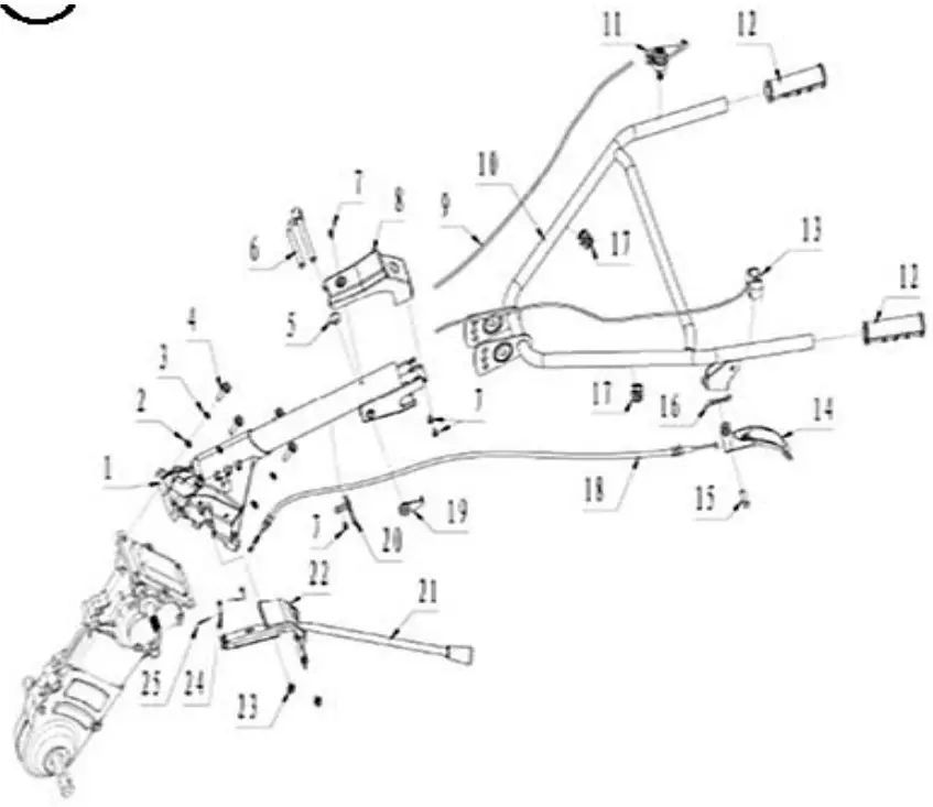 FarmBoy FB IC 209P Agricultural Inter Cultivator - PARTS DIAGRAM 2