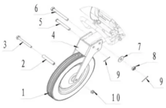 FarmBoy FB IC 209P Agricultural Inter Cultivator - PARTS DIAGRAM 6