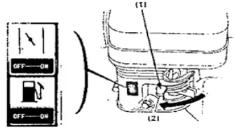 FarmBoy FB IC 209P Agricultural Inter Cultivator - choke lever