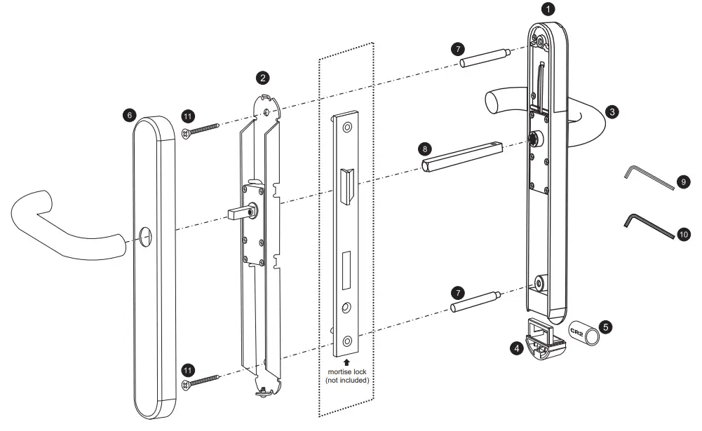 WAFERLOCK L701 Smart Lock - fig 1