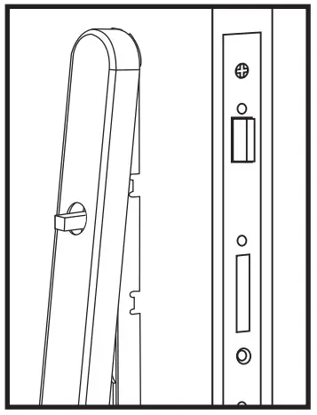 WAFERLOCK L701 Smart Lock - plate on the inner