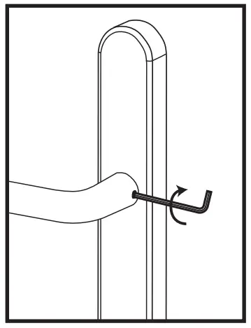 WAFERLOCK L701 Smart Lock - screw on both inne
