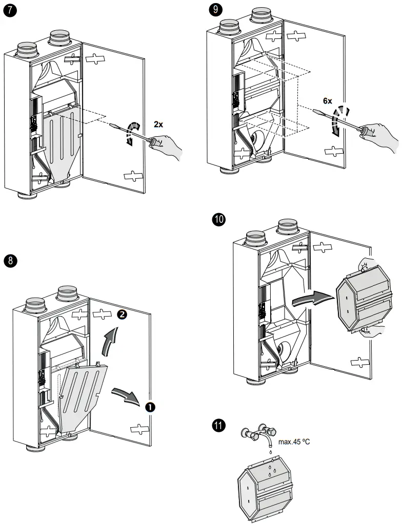 BRINK Sky 300 Mechanical Ventilation with Heat Recovery - Maintenance installer 2