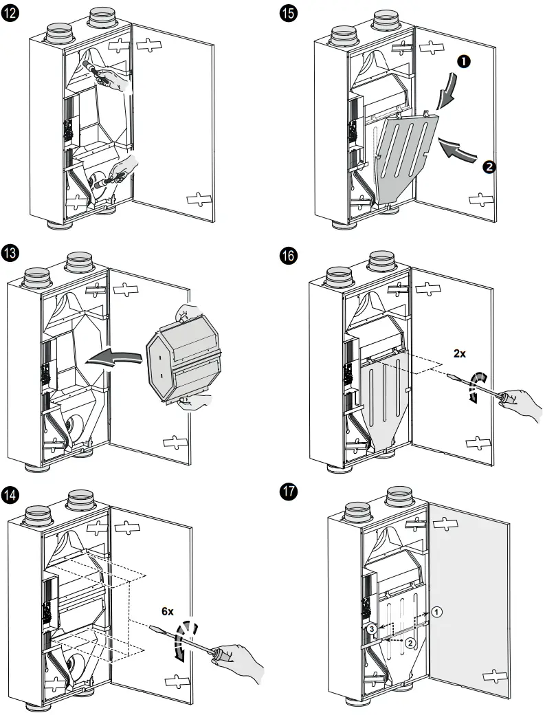 BRINK Sky 300 Mechanical Ventilation with Heat Recovery - Maintenance installer 3