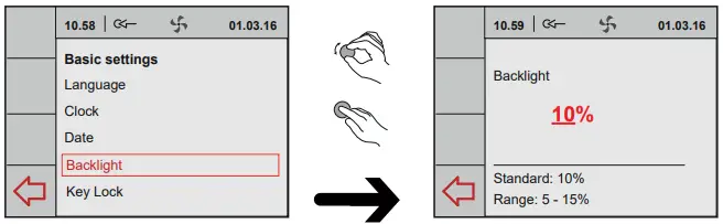 BRINK Sky 300 Mechanical Ventilation with Heat Recovery - blacklight