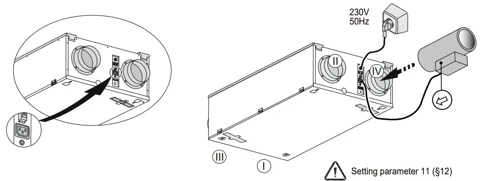 BRINK Sky 300 Mechanical Ventilation with Heat Recovery - connection1