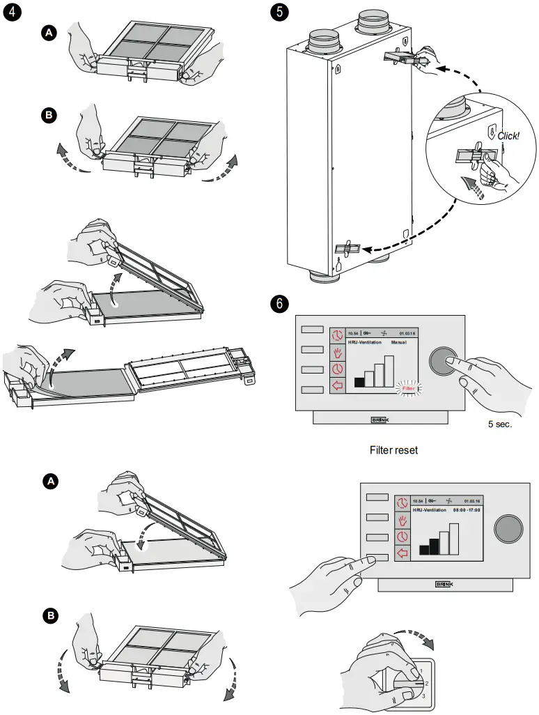 BRINK Sky 300 Mechanical Ventilation with Heat Recovery - user maintenance 2