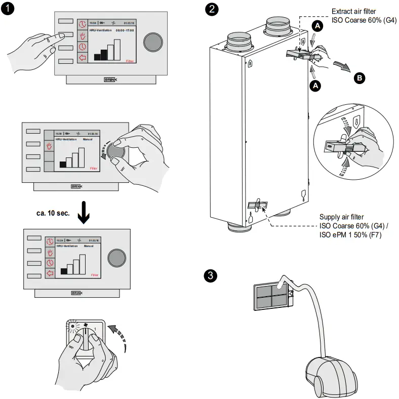 BRINK Sky 300 Mechanical Ventilation with Heat Recovery - user maintenance