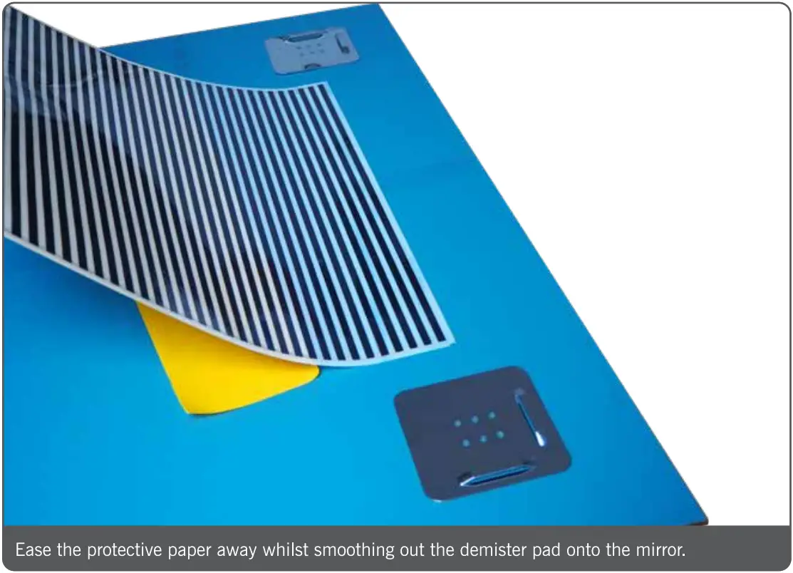 Thermomirror TM2841 Mirror Demister Pad - Mirror 2