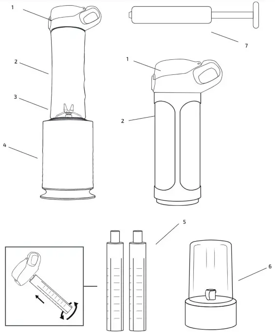 cecotec Power Titanium 650 Fresh amp Go Inox- Product Overview