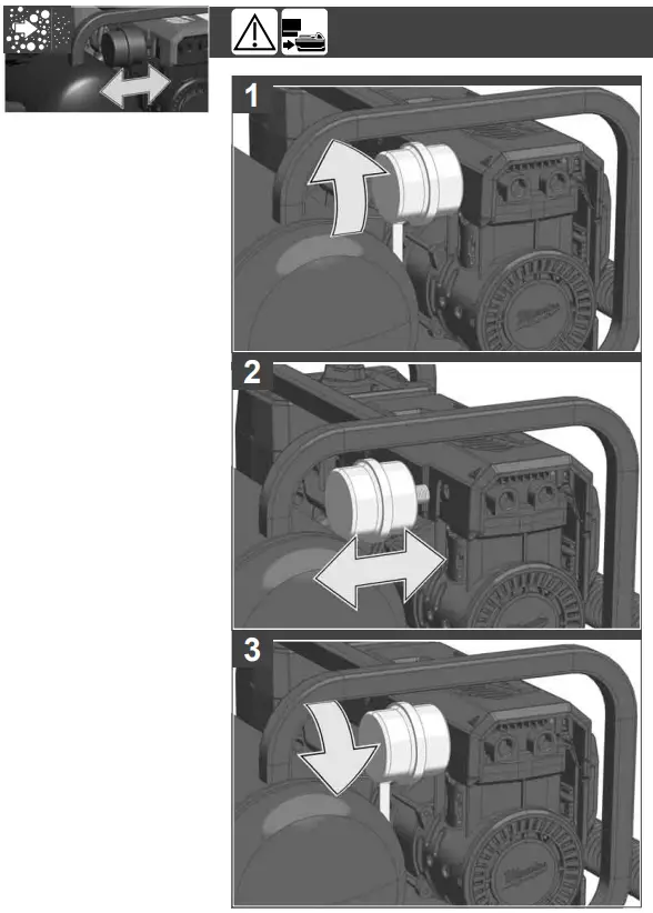 milwaukee M18 FAC Fuel Cordless Compressor - battery pack 6