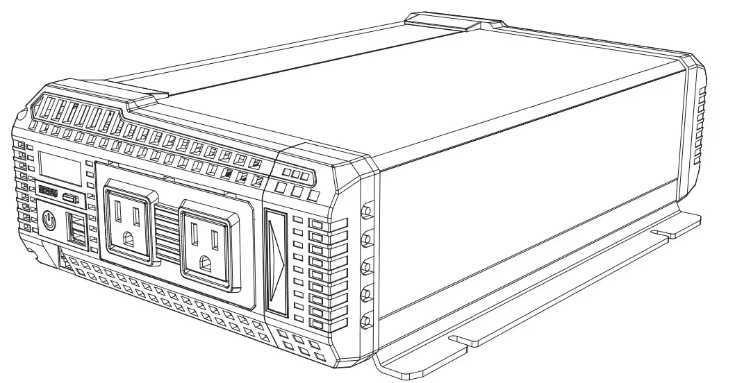 ECO-WORTHY ECOUS1100W Pure Sine Wave Inverter