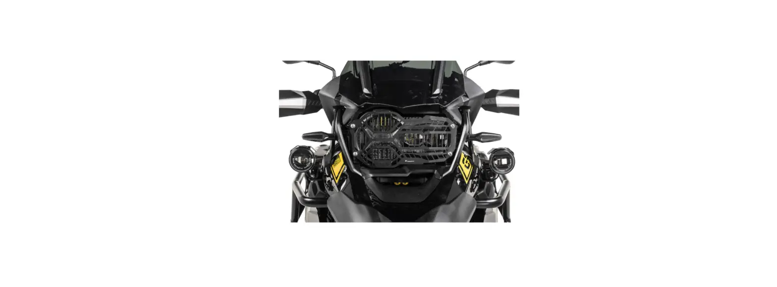 Touratech 09-414-5095-0 Stainless Steel Headlight Protector Black Instructions