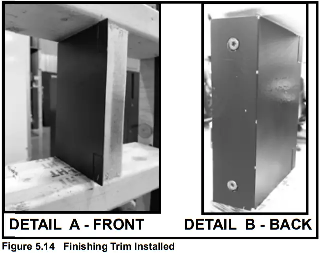 HEARTH HOME PHFR MCE 36 Ducted Passive Heat System - Finishing Trim Installed