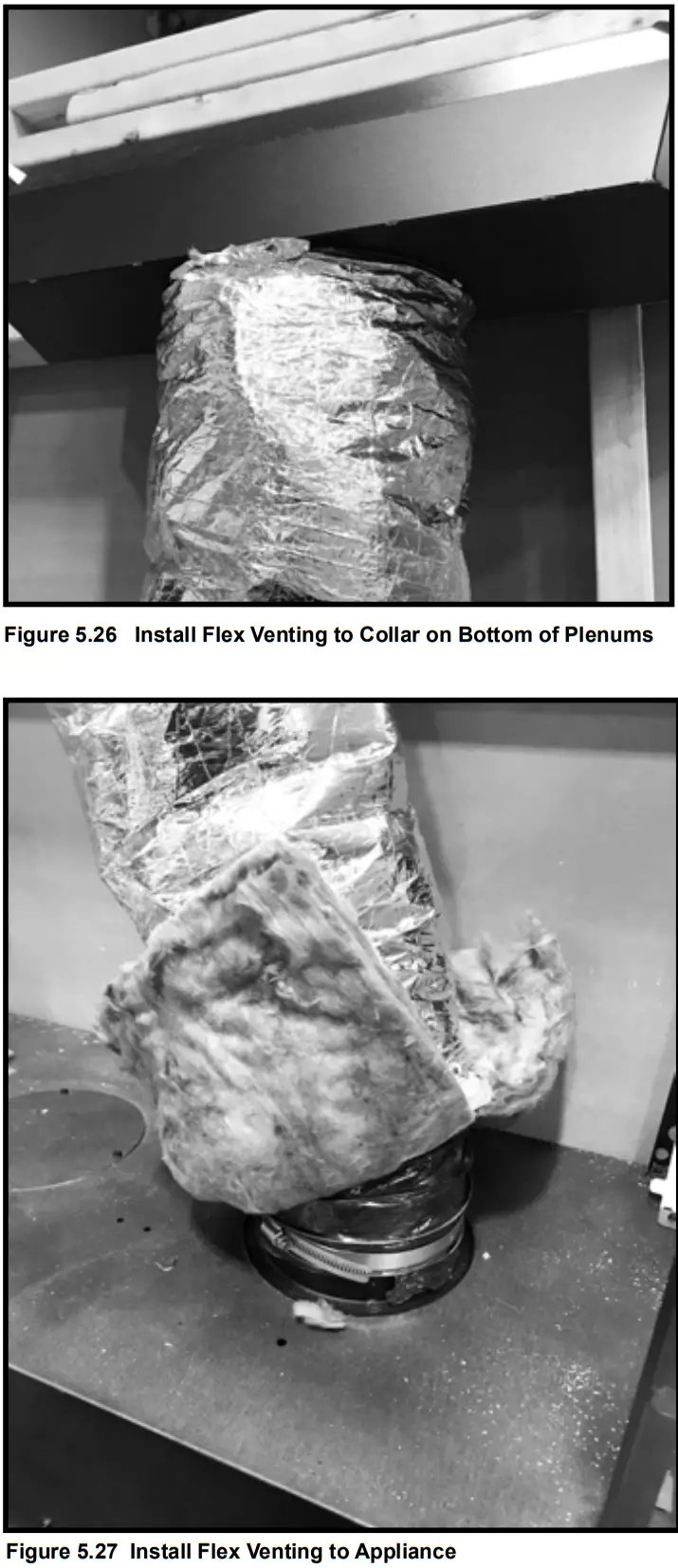 HEARTH HOME PHFR MCE 36 Ducted Passive Heat System - Install Flex Venting