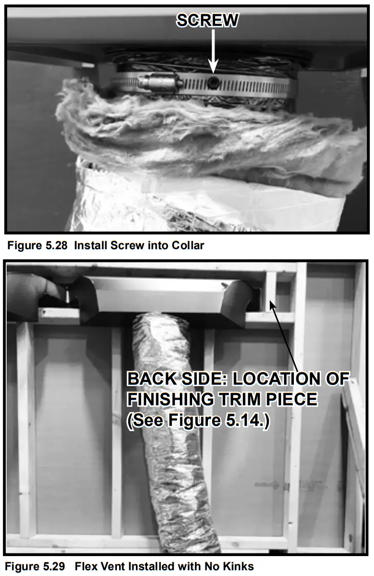 HEARTH HOME PHFR MCE 36 Ducted Passive Heat System - Install Screw