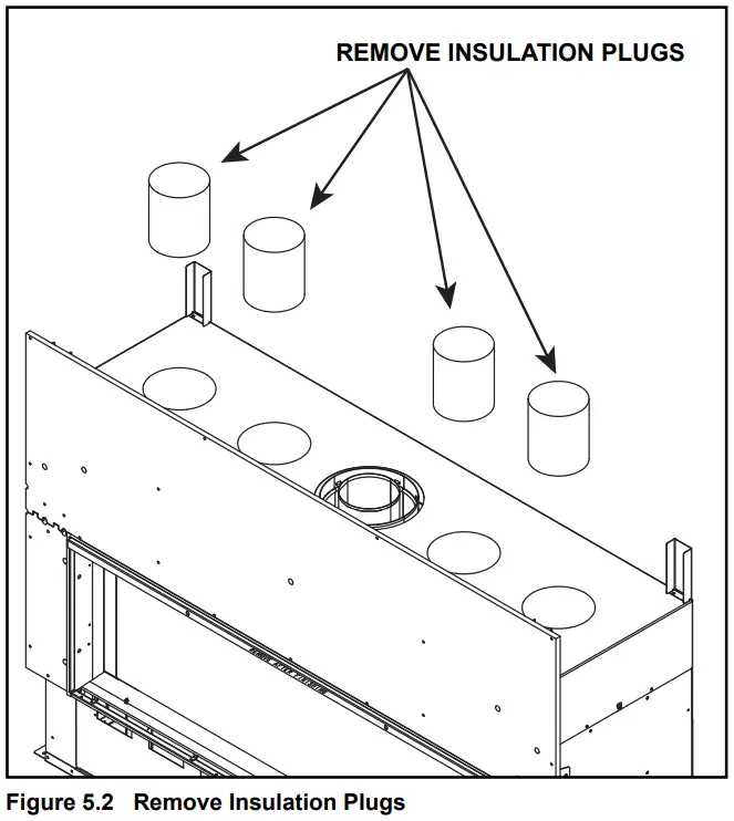 HEARTH HOME PHFR MCE 36 Ducted Passive Heat System - Remove Insulation Plugs