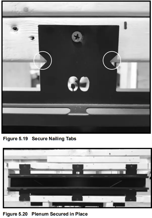 HEARTH HOME PHFR MCE 36 Ducted Passive Heat System - Secure Nailing Tabs